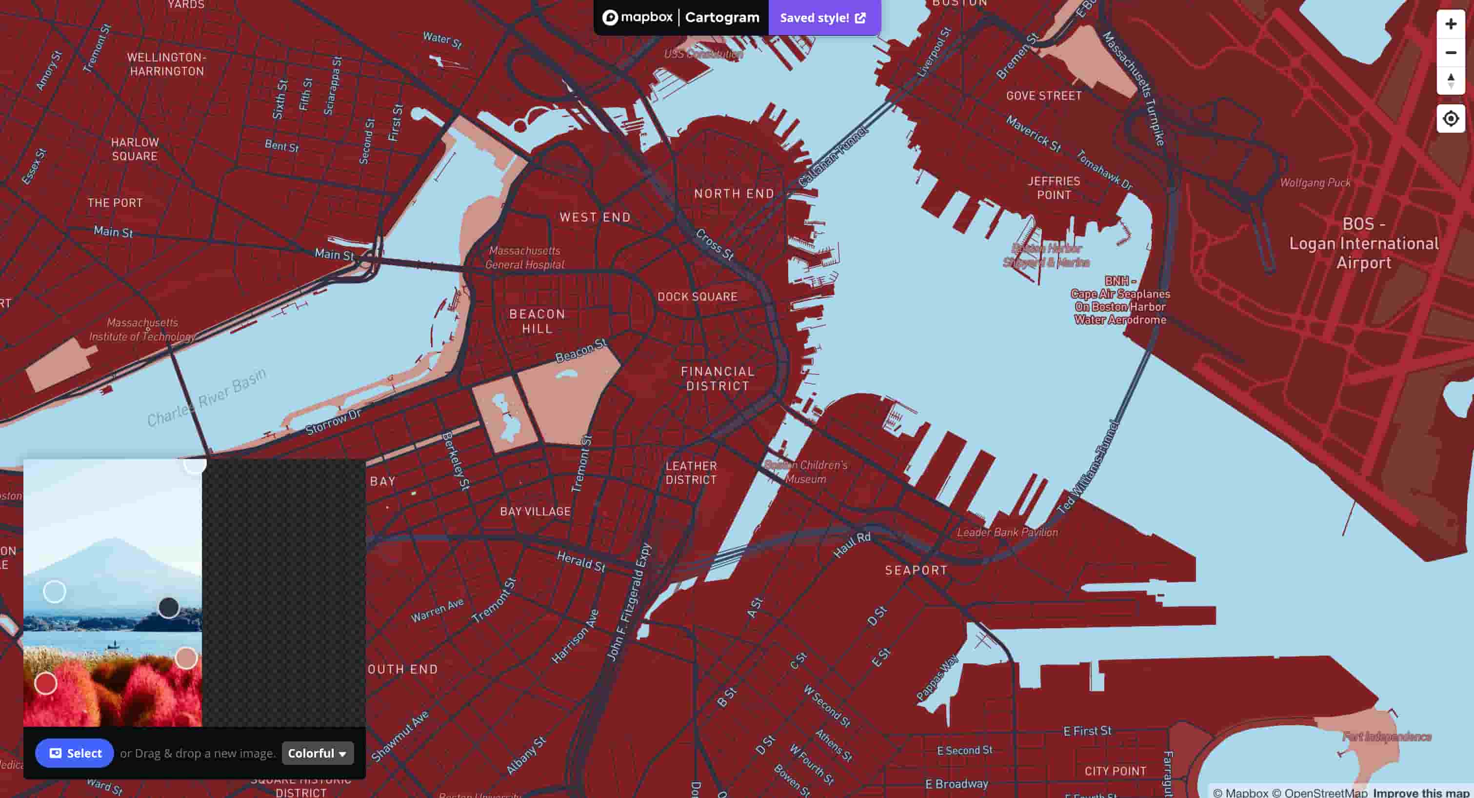 Mapbox exploration 9 using cartogram